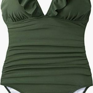 Green bathing suit